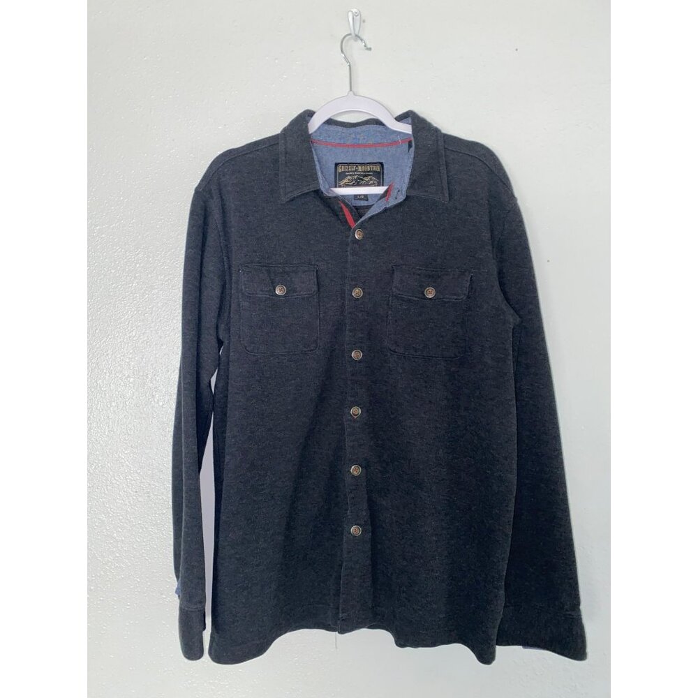 Grizzly Mountain Button Down Long Sleeve Shirt Size L